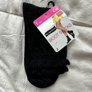 No Nonsense Women's Black Casual Socks